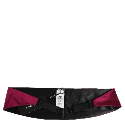 Burgundy 100% Silk Belt Waist Cummerbund