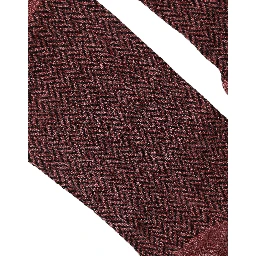 Burgundy Viscose Over The Calf Accessory Socks