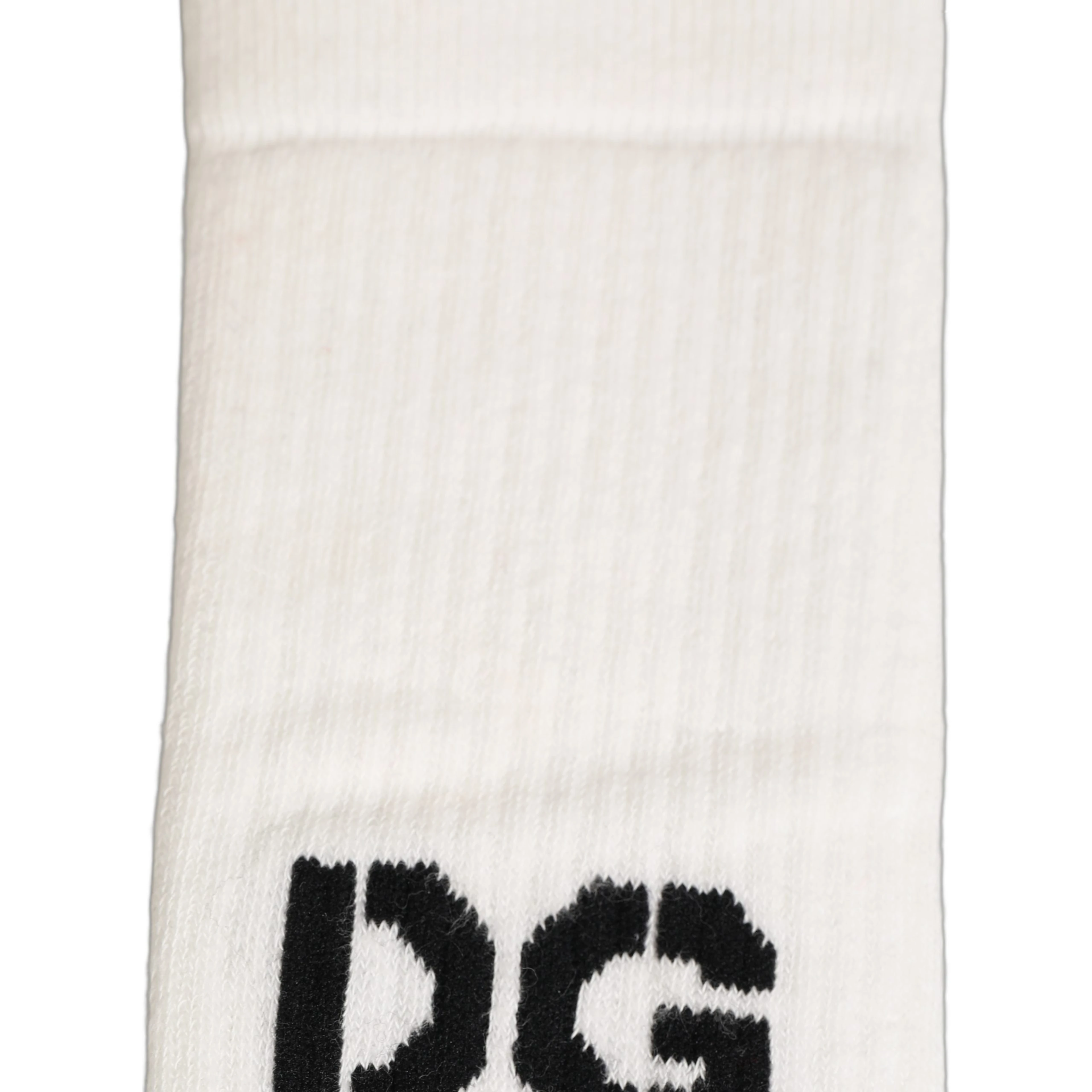 Men White Cotton Over The Calf Accessory Socks