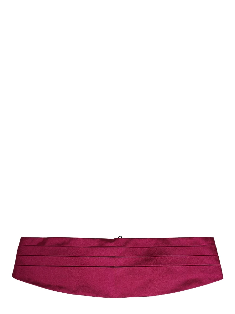 Burgundy 100% Silk Belt Waist Cummerbund alternative