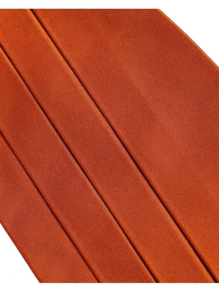 Orange 100% Silk Belt Waist Cummerbund