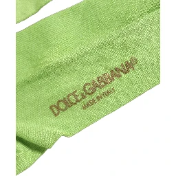 Men Green Viscose Over The Calf Accessory Socks