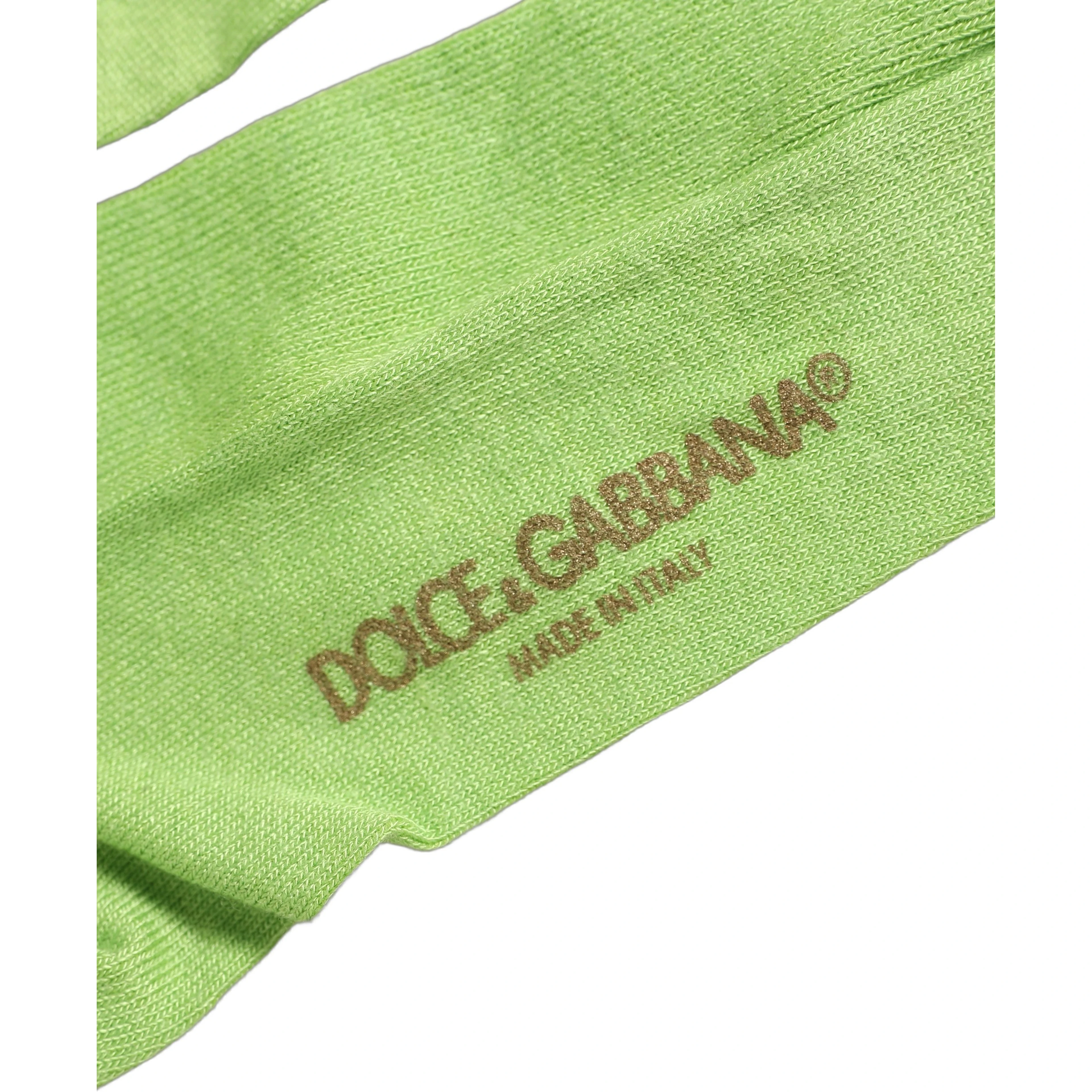 Men Green Viscose Over The Calf Accessory Socks