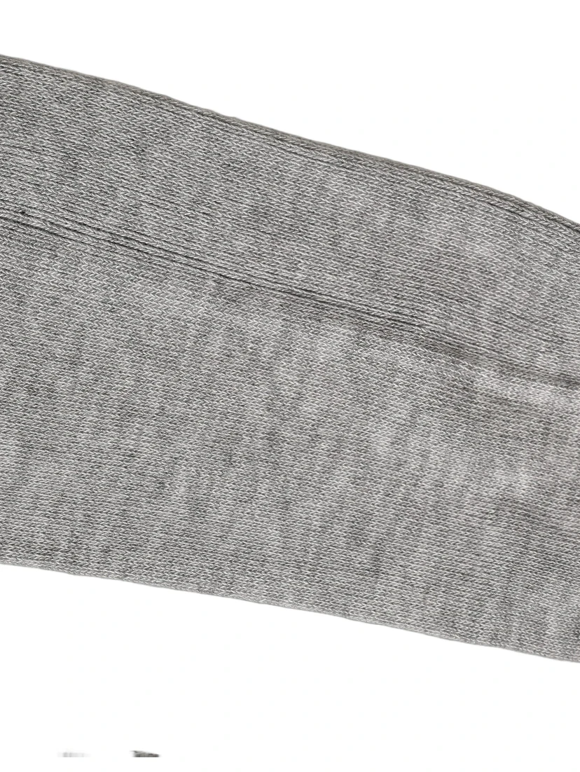 Men Gray Viscose Over The Calf Accessory Socks