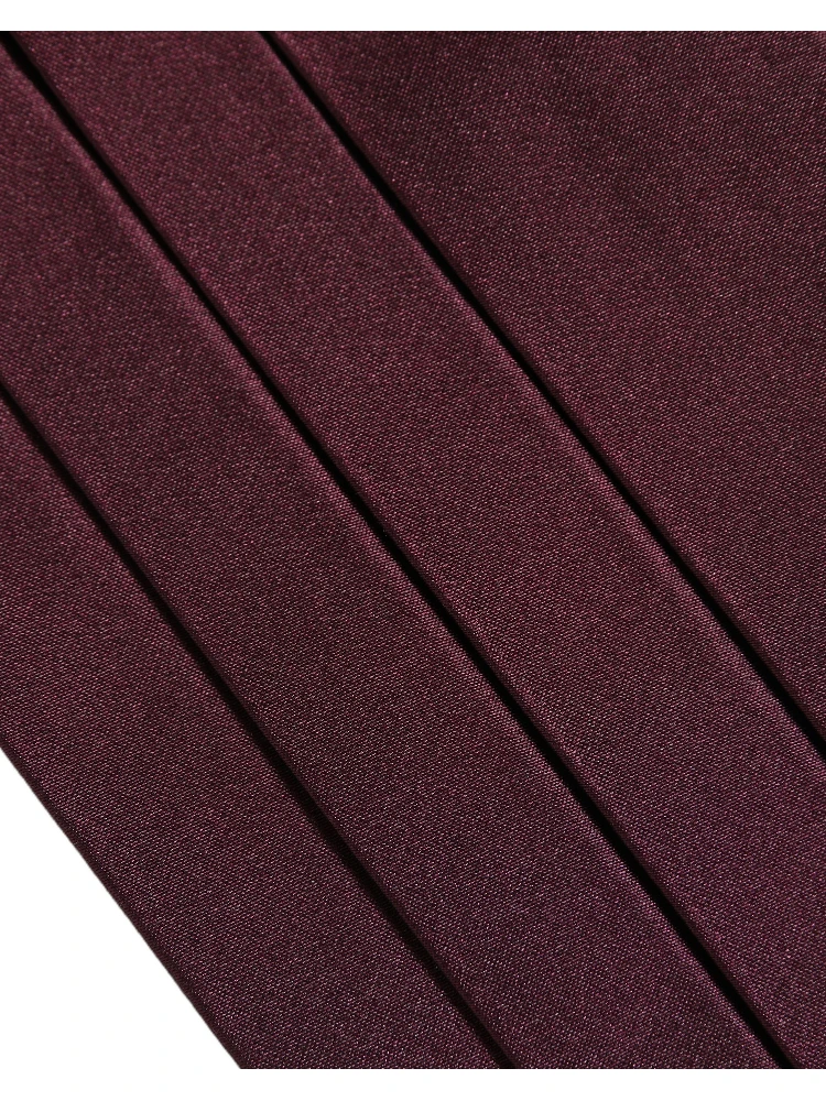 Maroon Men 100% Silk Belt Waist Cummerbund