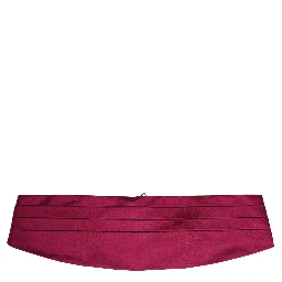 Burgundy 100% Silk Belt Waist Cummerbund