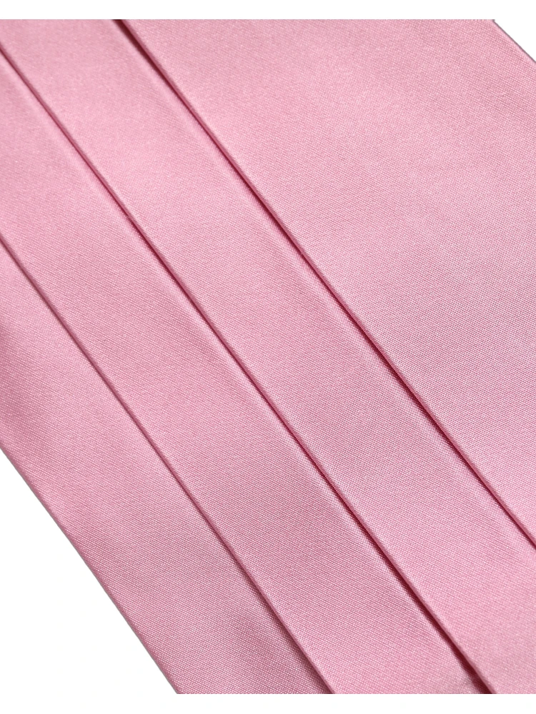Pink Men 100% Silk Belt Waist Cummerbund
