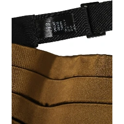 Brown Men 100% Silk Belt Waist Cummerbund