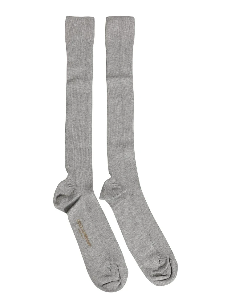 Men Gray Viscose Over The Calf Accessory Socks alternative