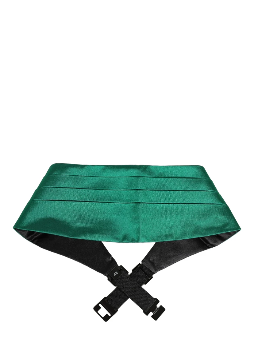 Green Men 100% Silk Belt Waist Cummerbund