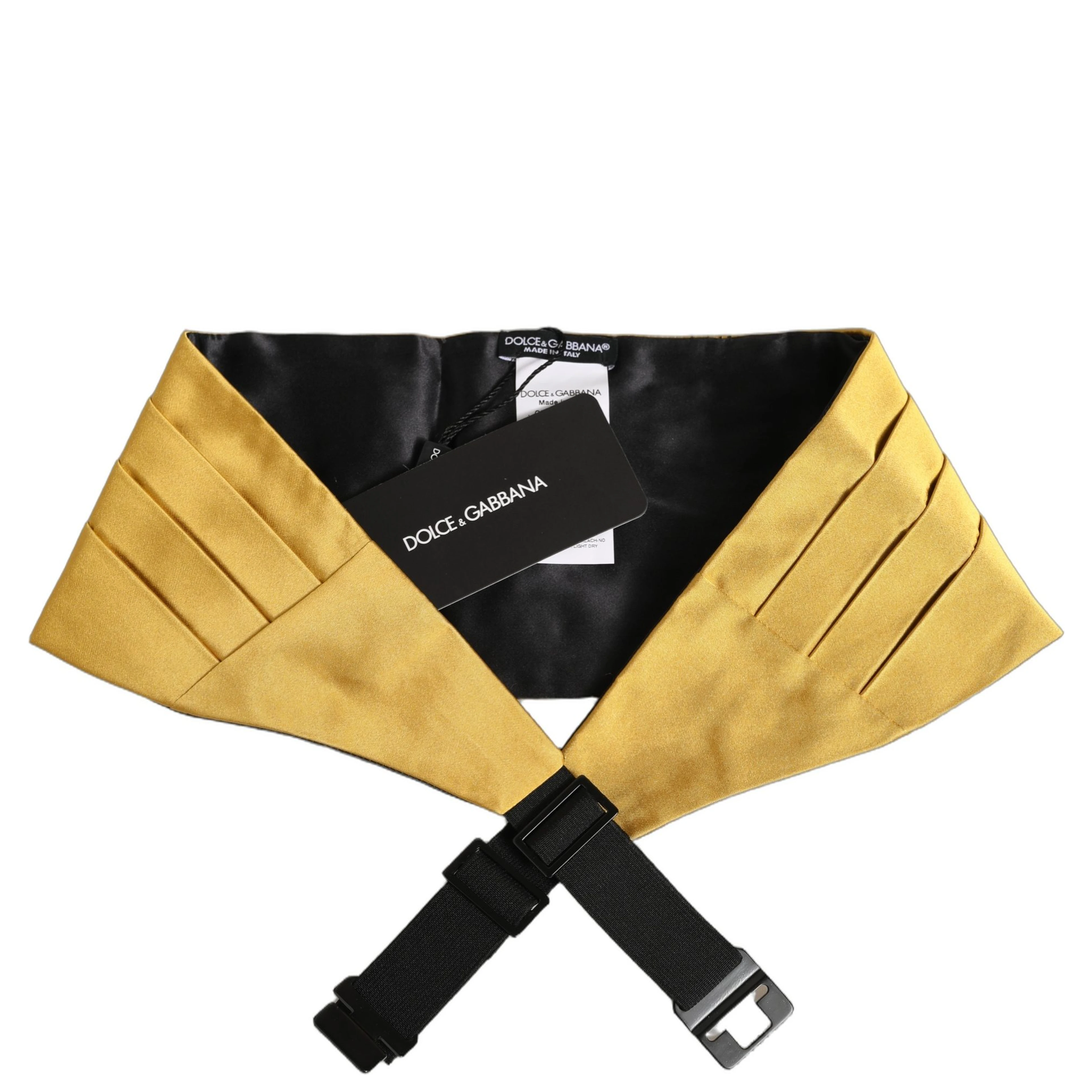 Gold Men 100% Silk Belt Waist Cummerbund