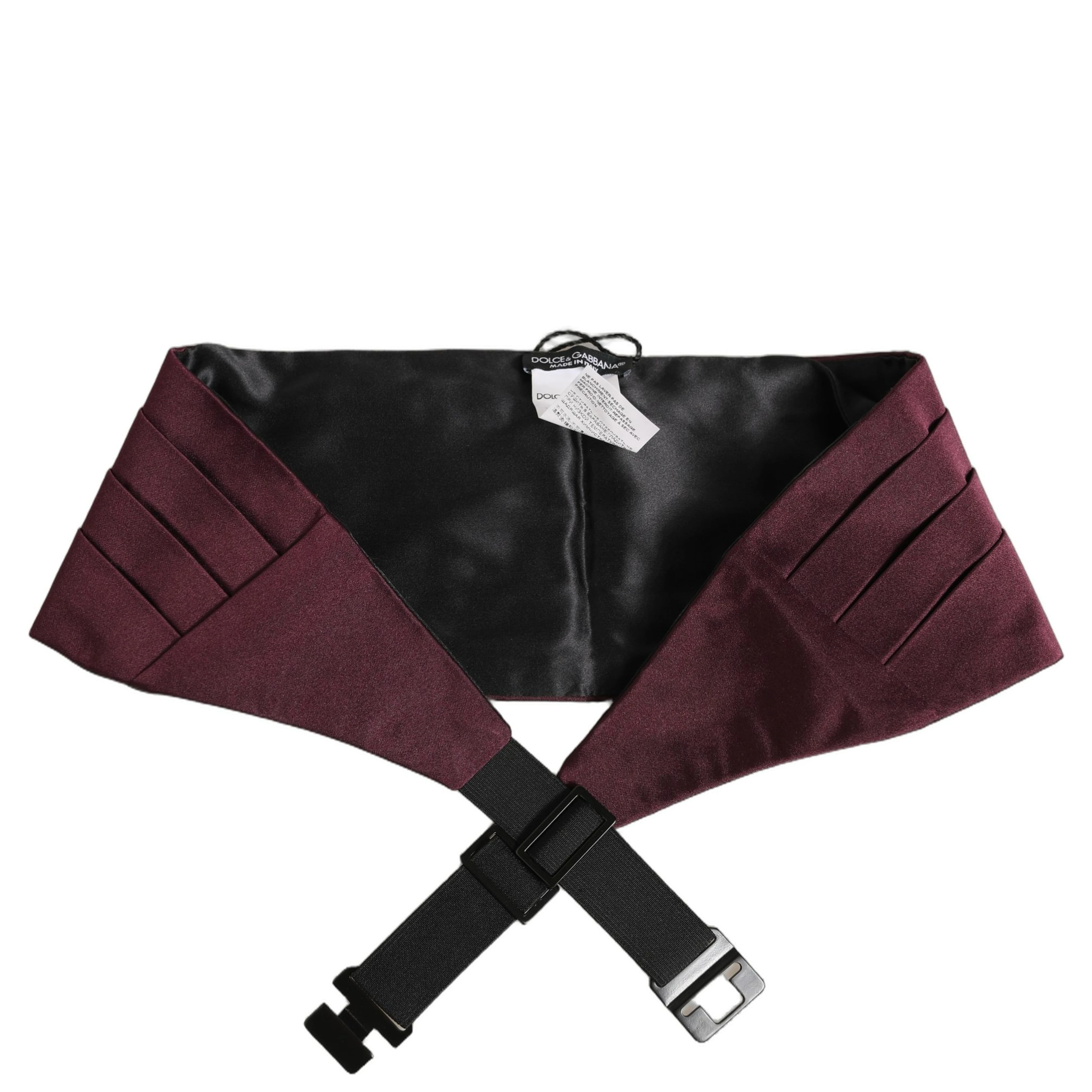 Maroon Men 100% Silk Belt Waist Cummerbund