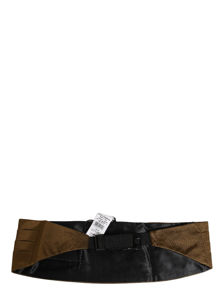 Brown Men 100% Silk Belt Waist Cummerbund alternative