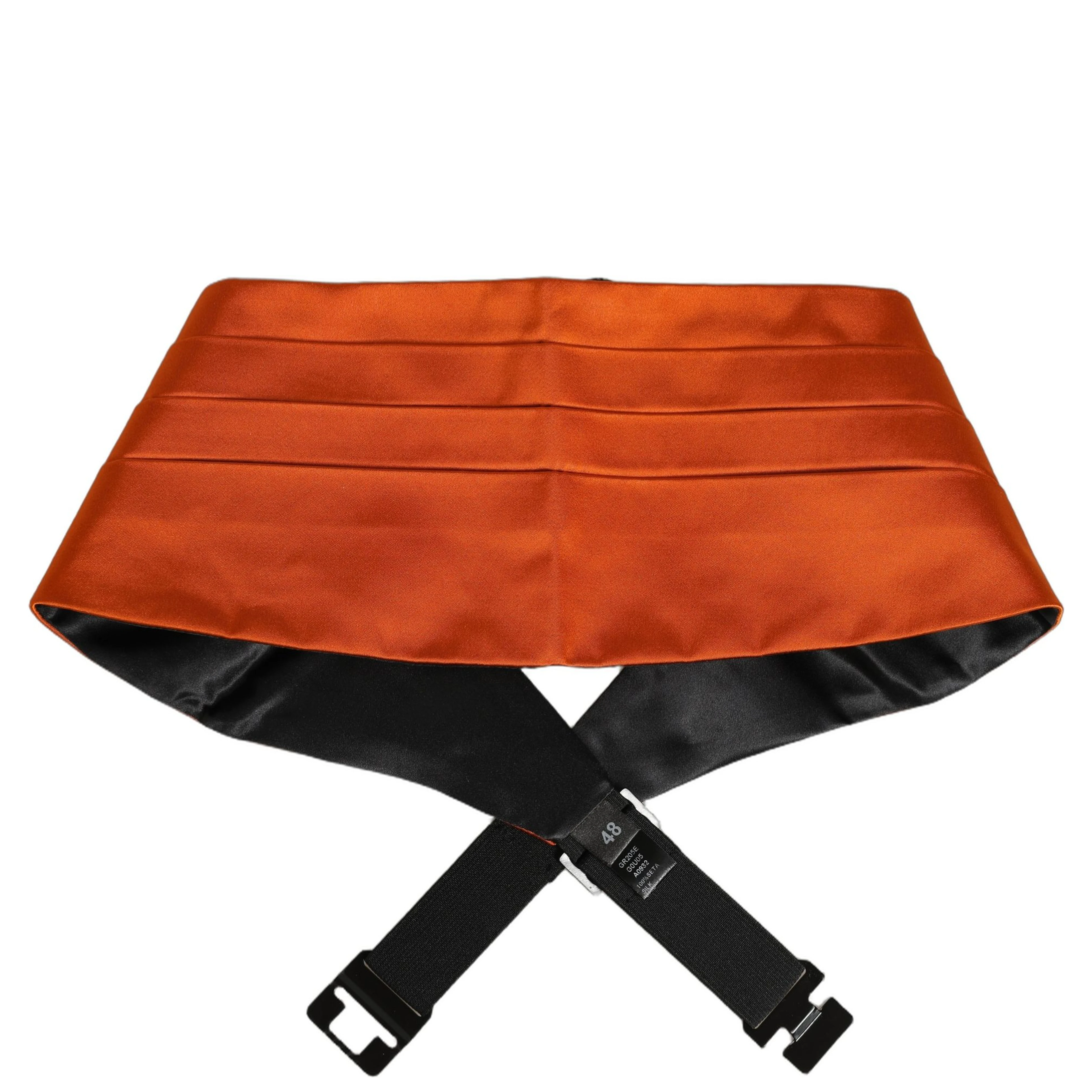 Orange 100% Silk Belt Waist Cummerbund