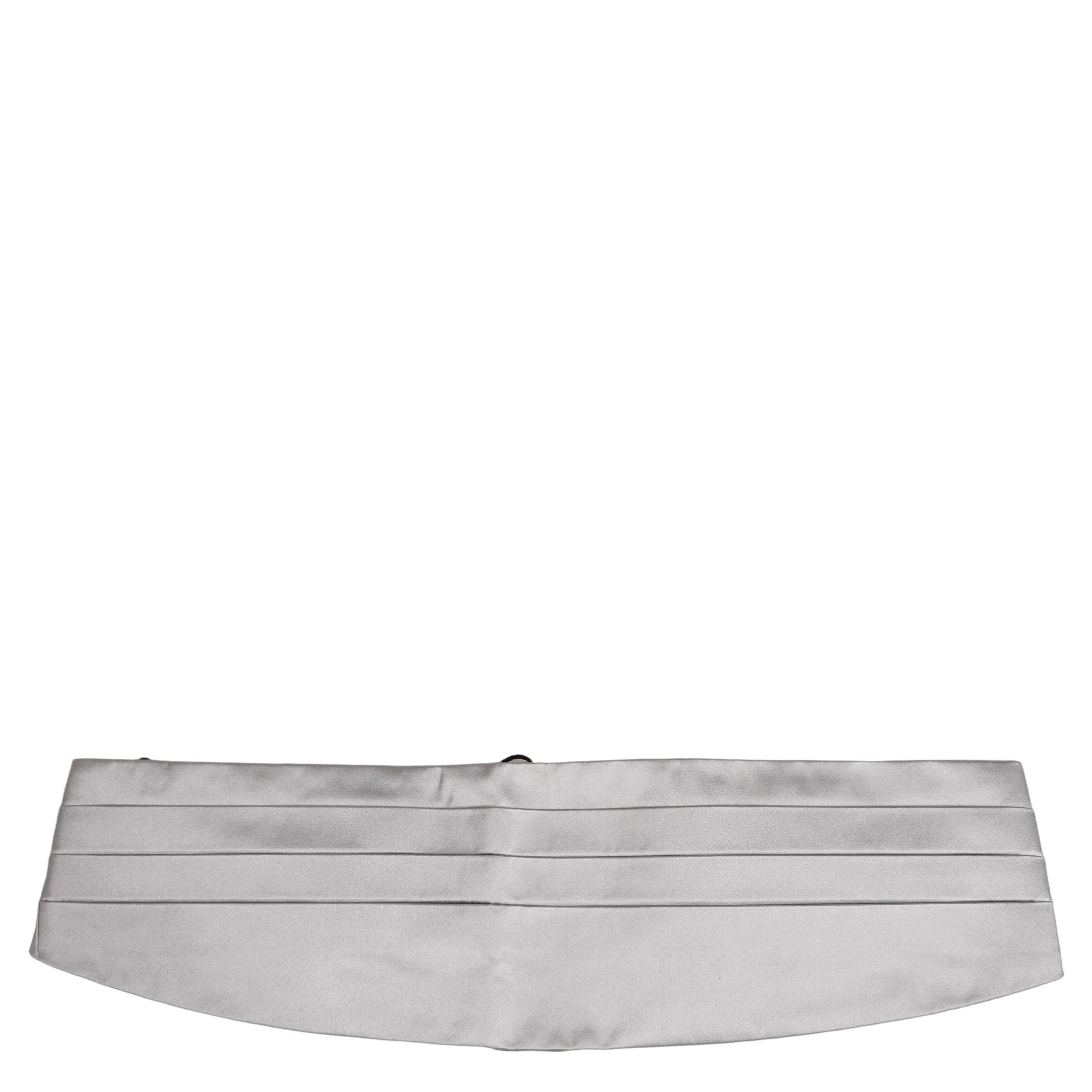 Gray Men 100% Silk Belt Waist Cummerbund