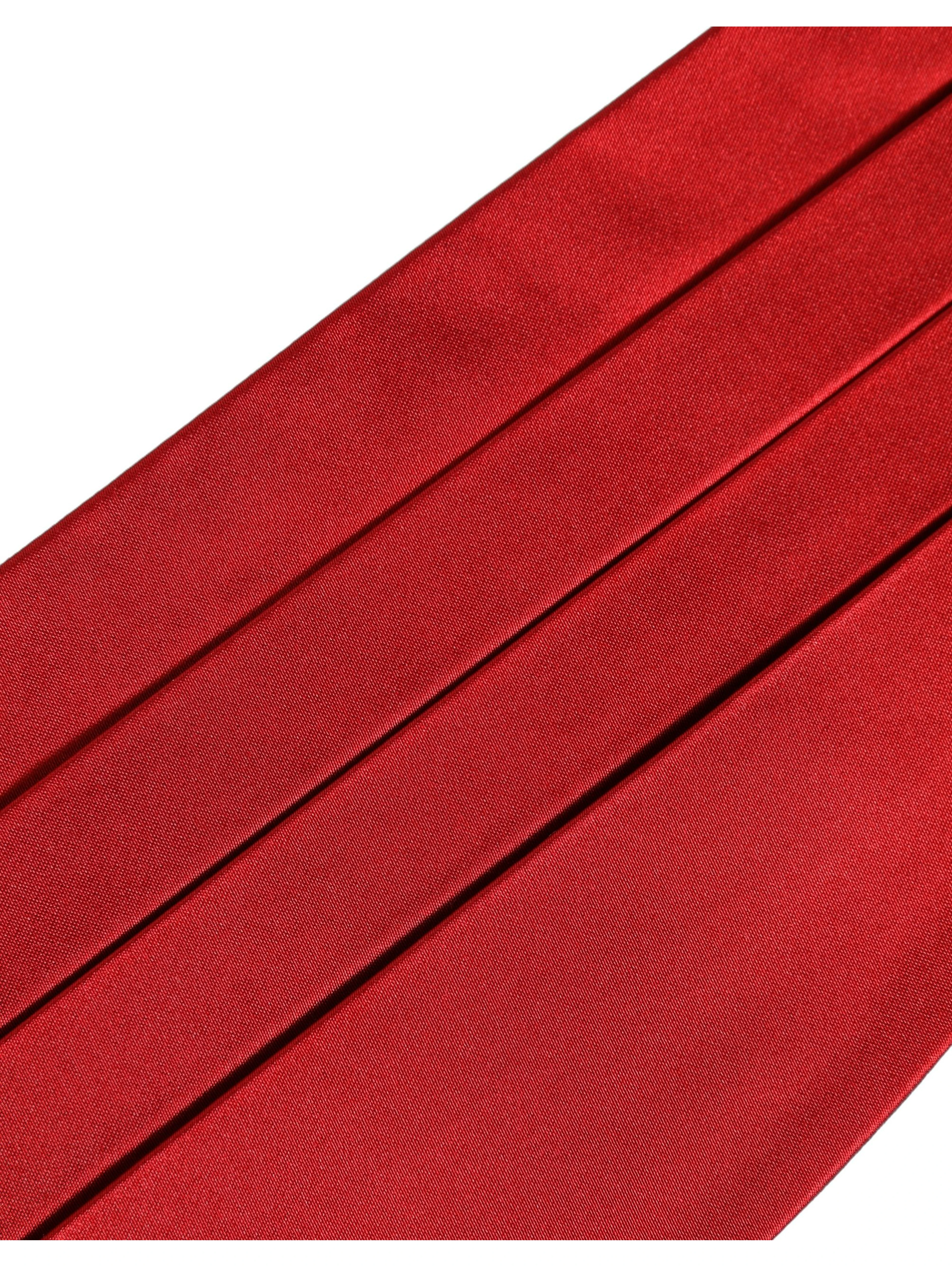 Red Men 100% Silk Belt Waist Cummerbund