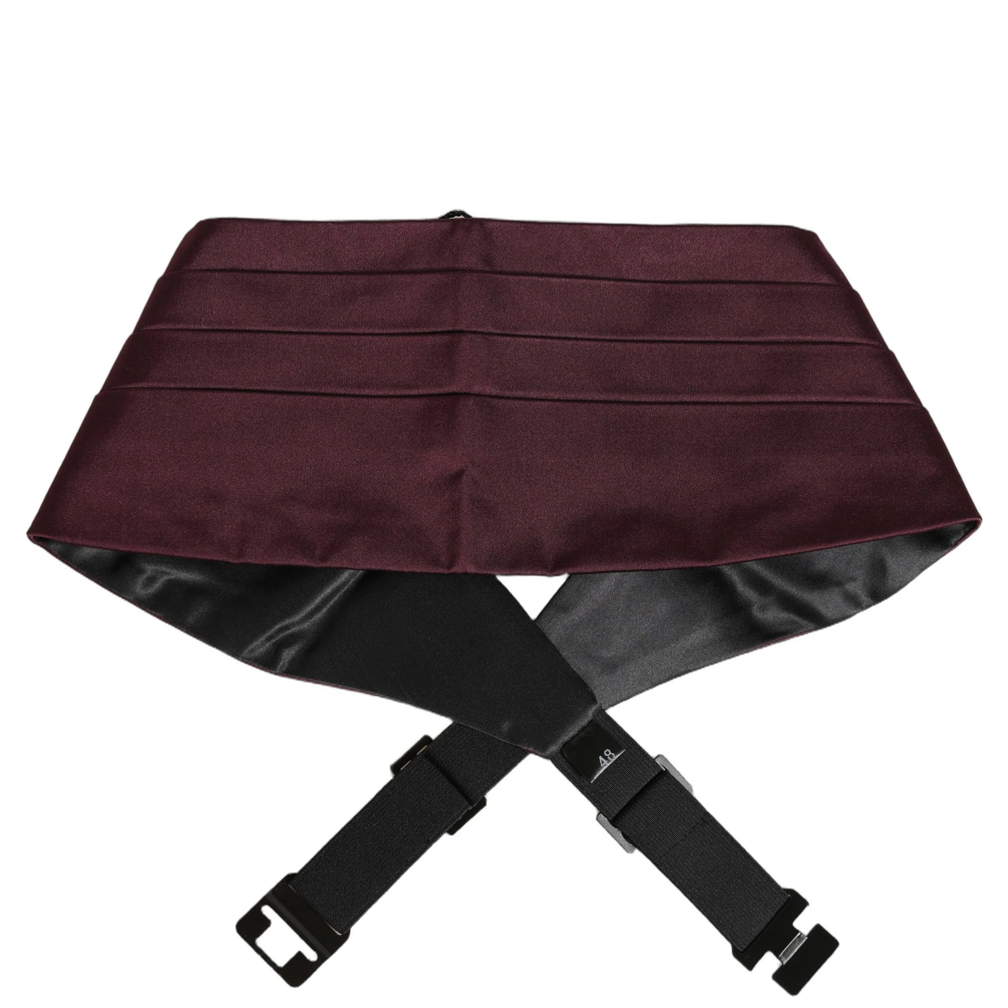Maroon Men 100% Silk Belt Waist Cummerbund