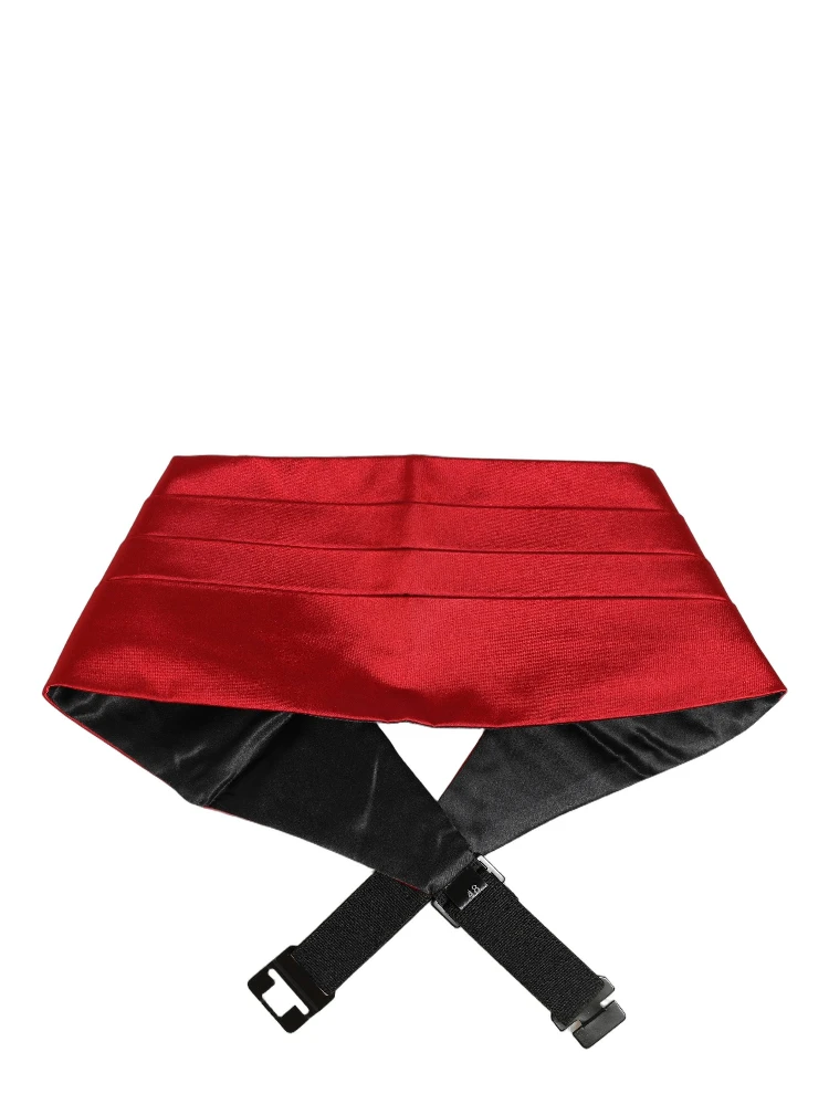 Red Men 100% Silk Belt Waist Cummerbund alternative