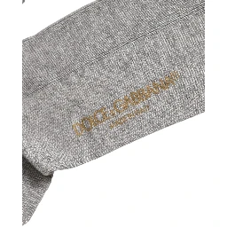 Men Gray Viscose Over The Calf Accessory Socks