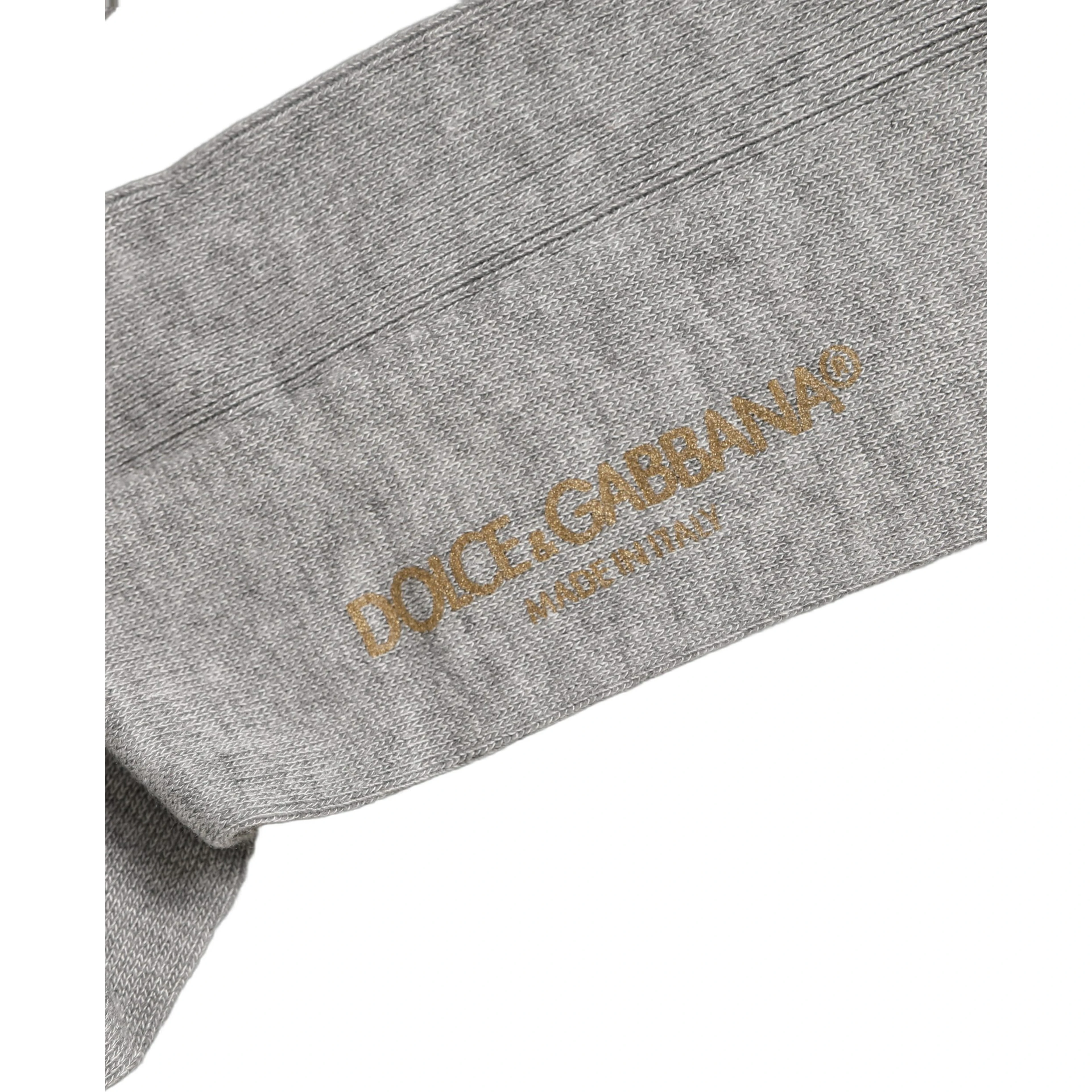 Men Gray Viscose Over The Calf Accessory Socks