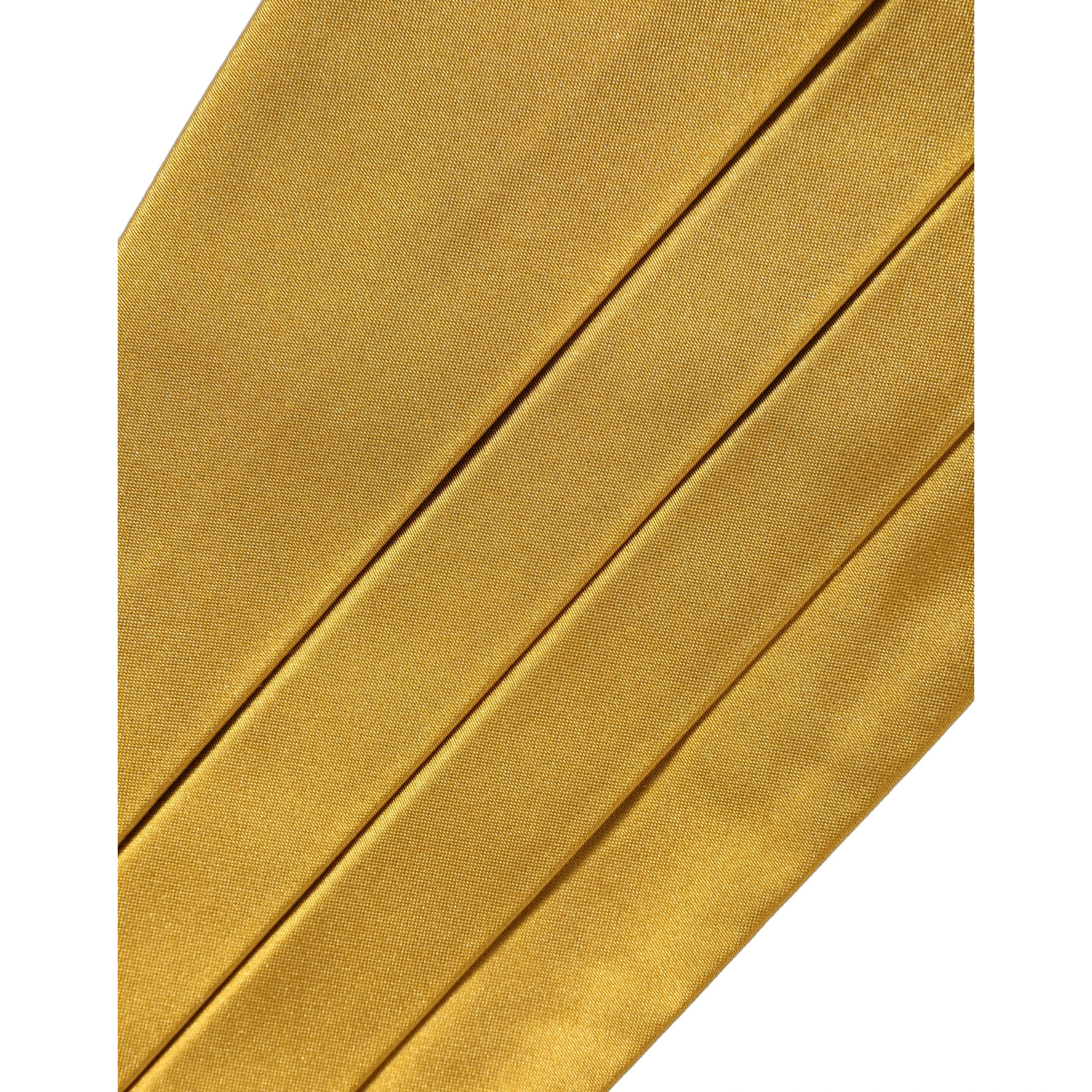Gold Men 100% Silk Belt Waist Cummerbund