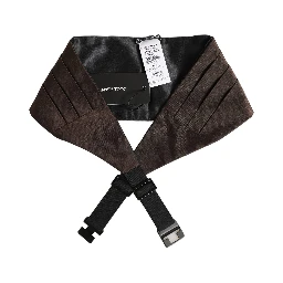 Dark Brown 100% Silk Belt Waist Cummerbund