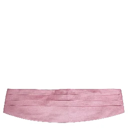 Pink Men 100% Silk Belt Waist Cummerbund
