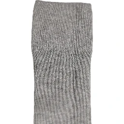 Men Gray Viscose Over The Calf Accessory Socks