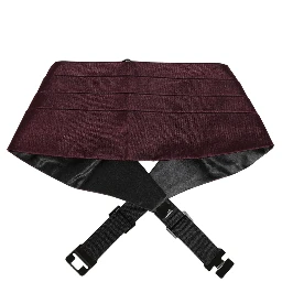 Maroon Men 100% Silk Belt Waist Cummerbund