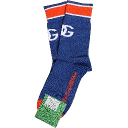 Men Multicolor Cotton Mid Calf Accessory Socks