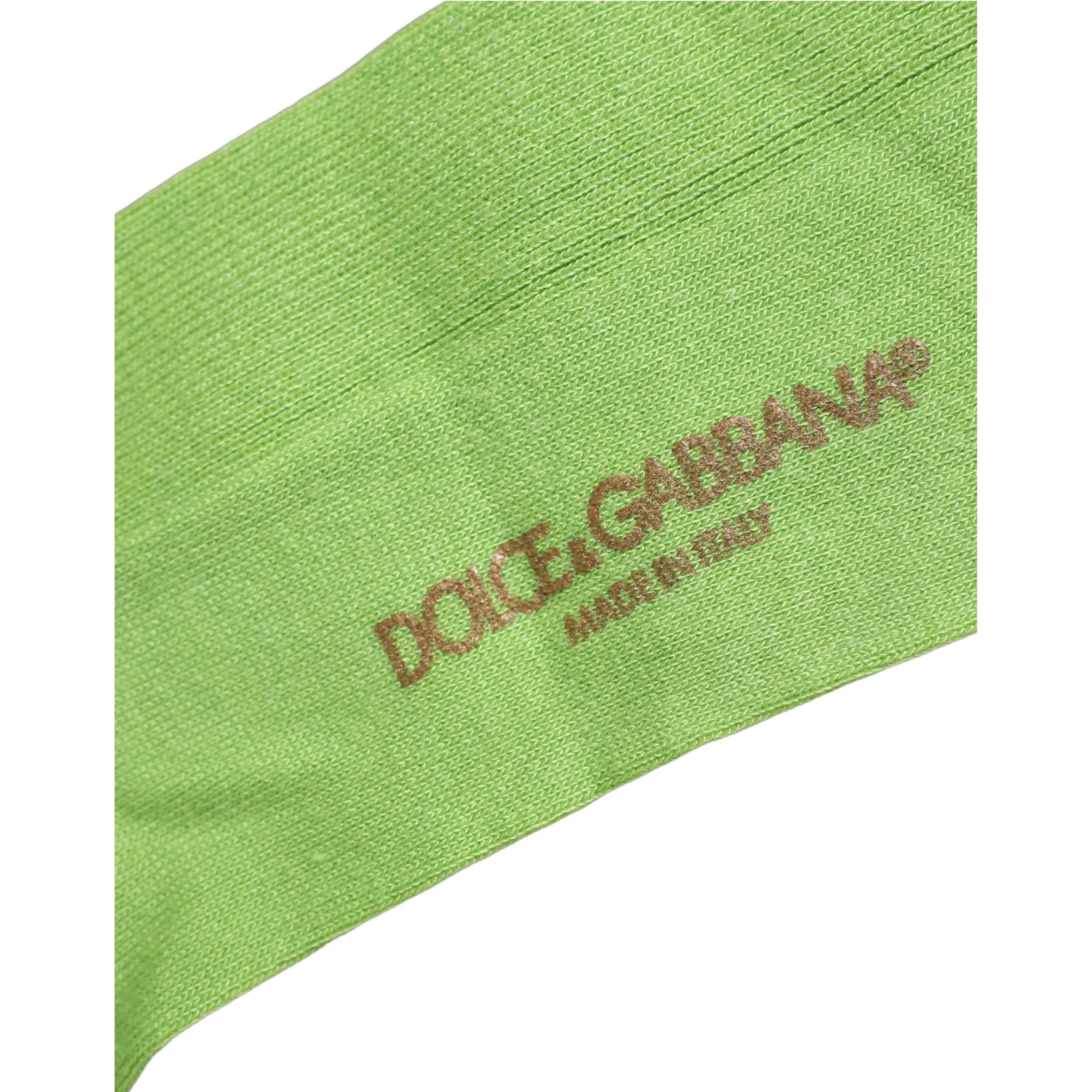 Men Green Viscose Over The Calf Accessory Socks
