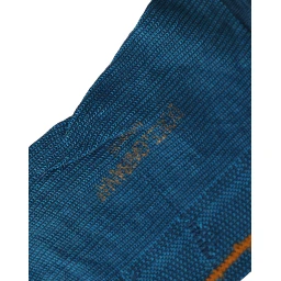 Men Blue Cotton Stretch Mid Calf Accessory Socks