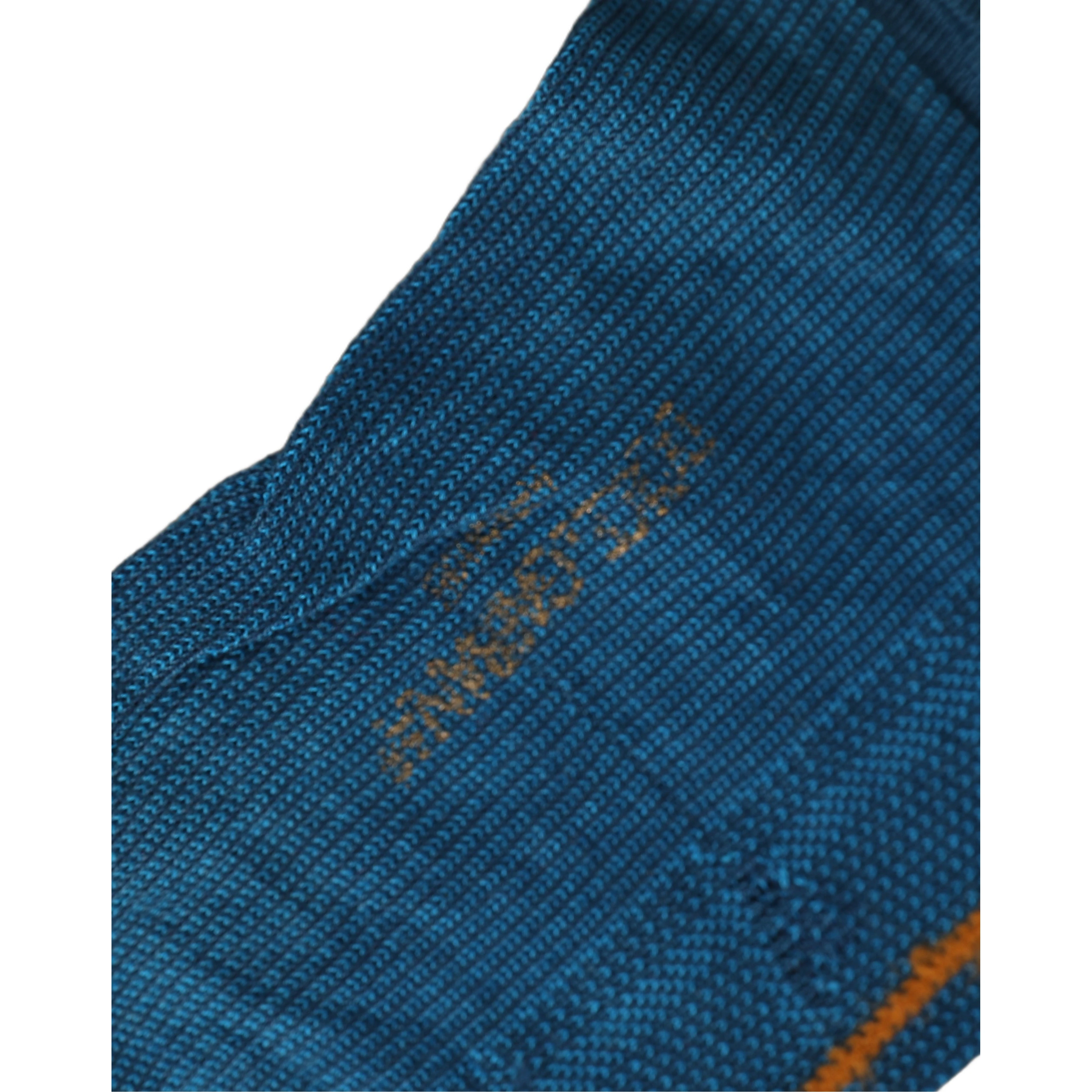 Men Blue Cotton Stretch Mid Calf Accessory Socks