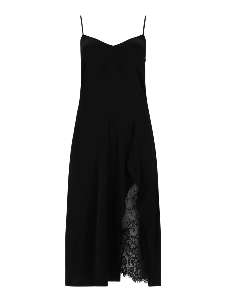 SATIN MIDI DRESS