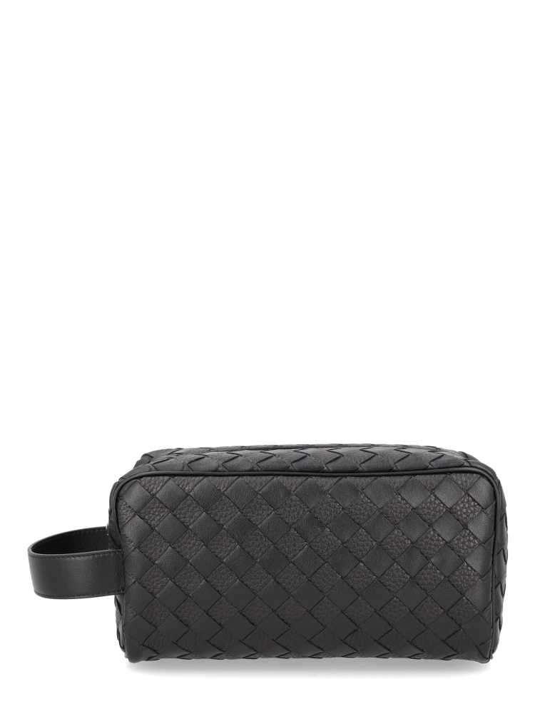 CLUTCH BAG WITH WOVEN PATTERN