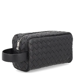 CLUTCH BAG WITH WOVEN PATTERN
