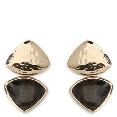 Gold Brass Earrings