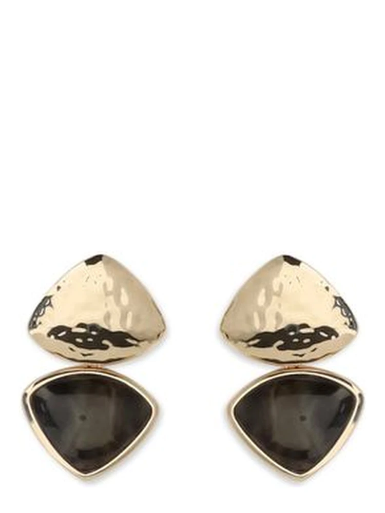 Gold Brass Earrings