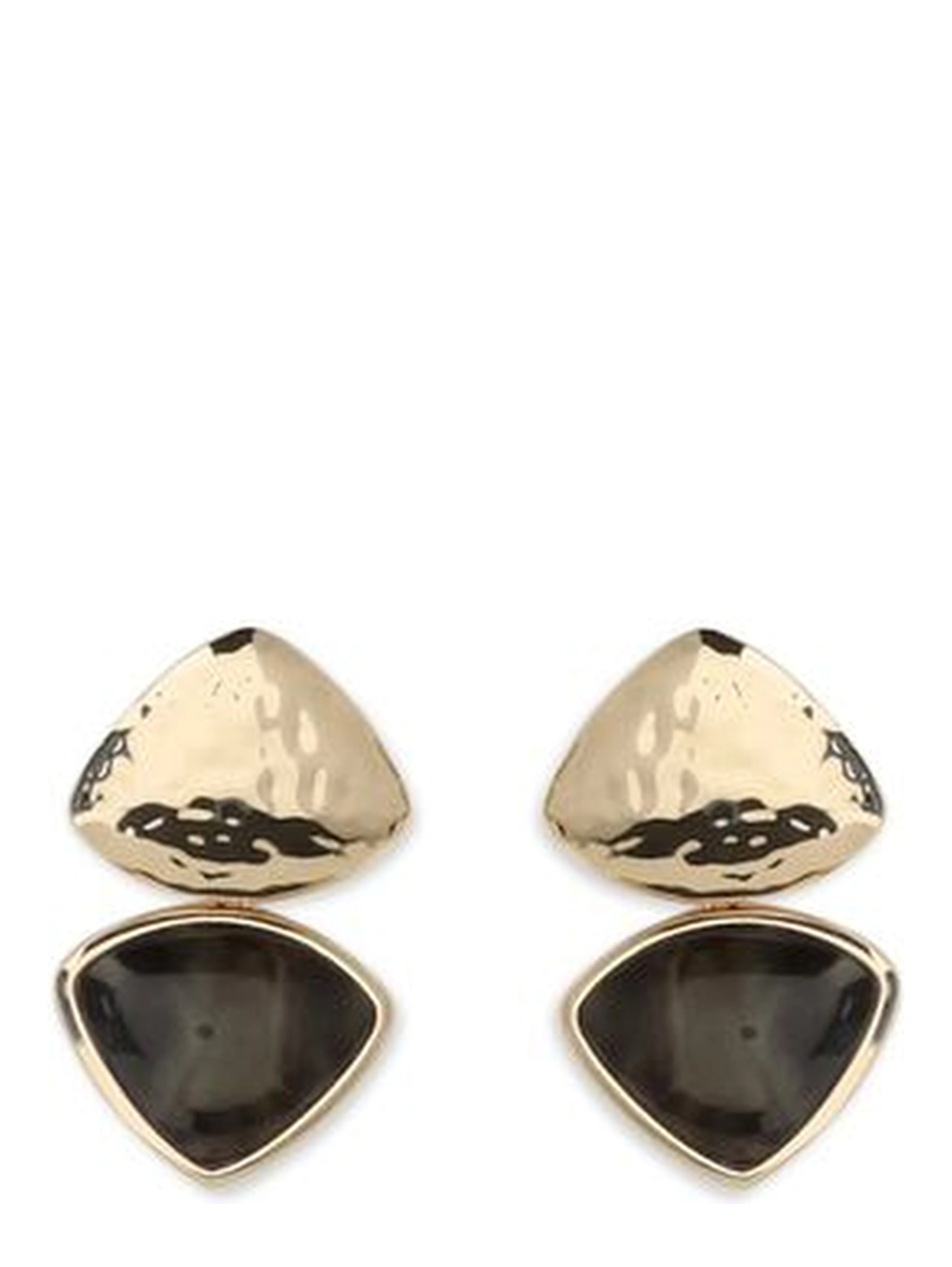 Gold Brass Earrings