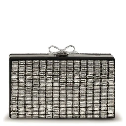 Silver Glass Clutch Bag
