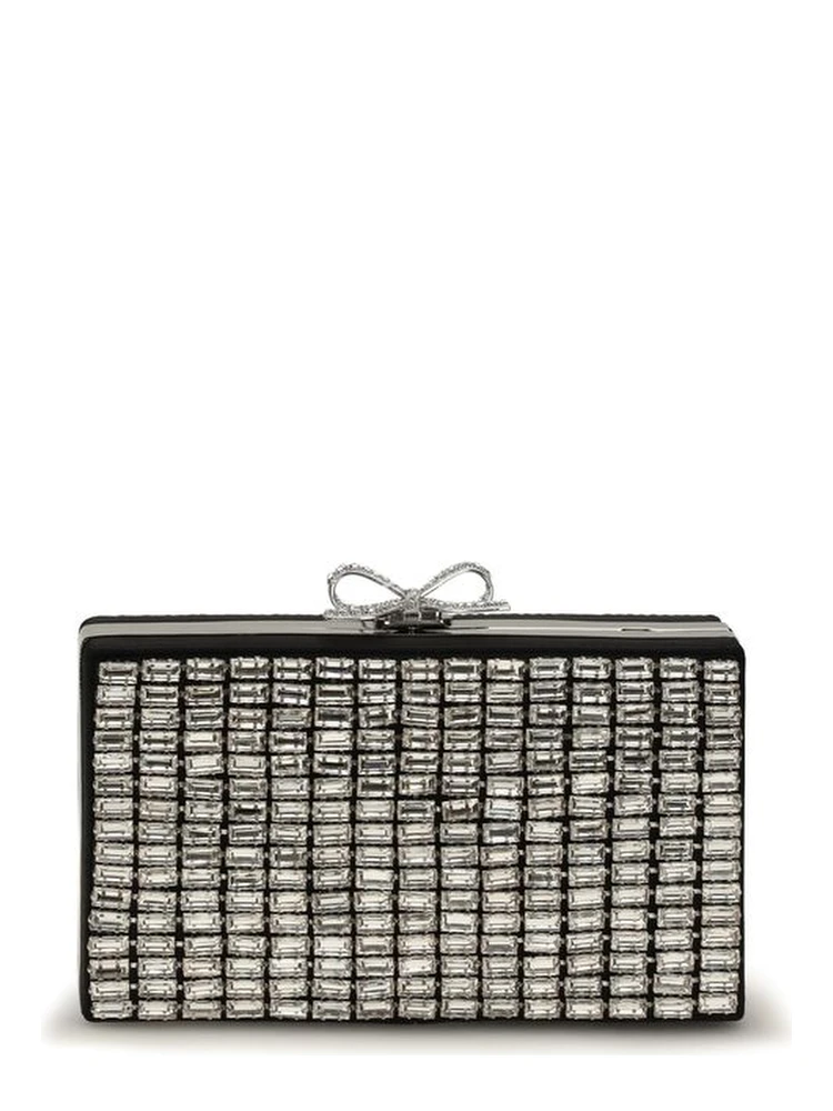 Silver Glass Clutch Bag