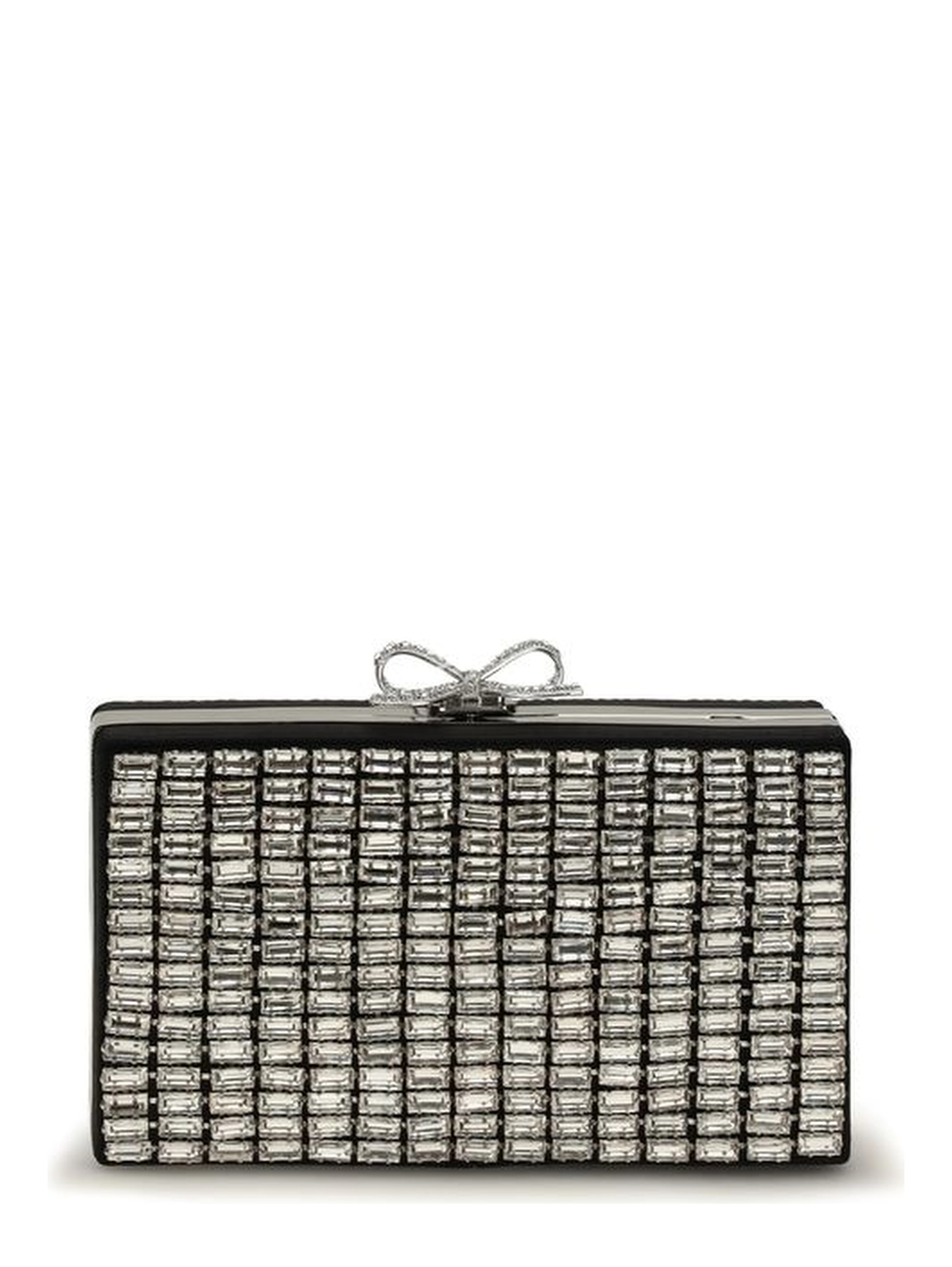 Silver Glass Clutch Bag