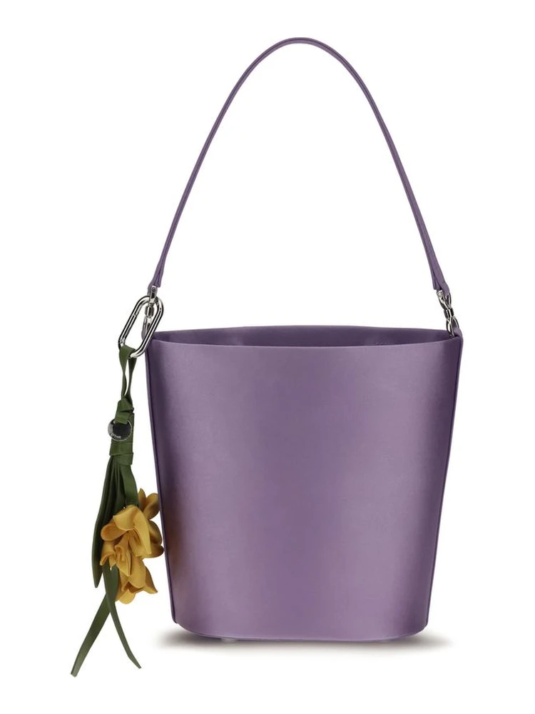 Purple Polyester Backet Bag