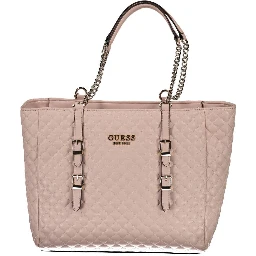 Rosa Poliuretano Women Shoulder Bag