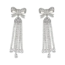 Silver Brass Earrings
