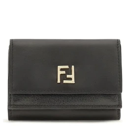 Black Calf Leather Bos Taurus Wallet