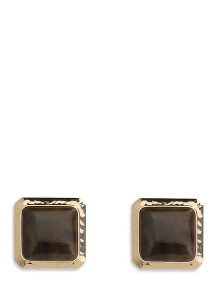 Gold Brass Earrings