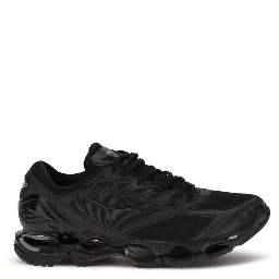 Black Fabric Athletic Sneakers