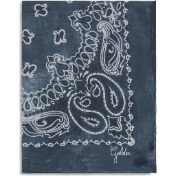 Blue Silk Scarf