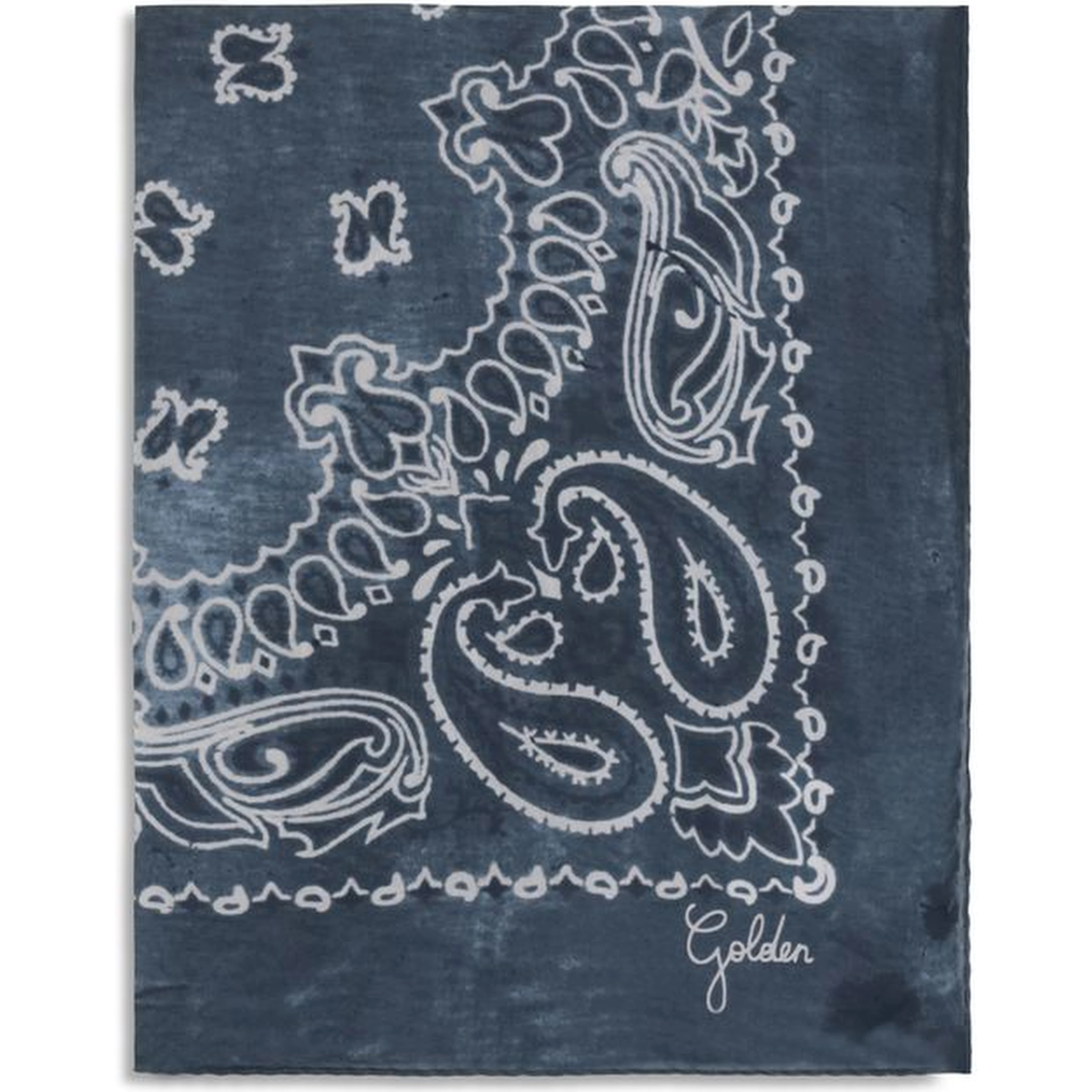 Blue Silk Scarf